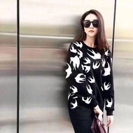 Mcq 印花白燕子 衛衣裙 #Xxs Xs S 💰1480