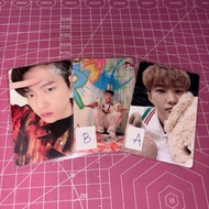Photocard official baekhyun exo - hoshi seventeen