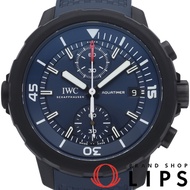 萬國錶(IWC) Aquatimer 計時腕錶 Laureus Sport for Good 限量版 IW379507，含保固卡，不鏽鋼/橡膠錶帶，男士腕錶，黑色，成色極佳 [二手]