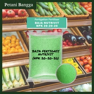 Baja Nutrivit 20-20-20 | Baja Buah Jenama Nutrivit 20-20-20 | Fertigation Fertilizer | Baja Fertigas