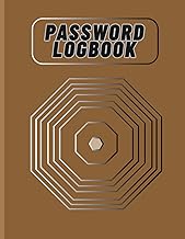 Internet Password Keeper | Large Login Journal with A–Z Index | 8.5×11 Inches, 120 Pages | Simple No