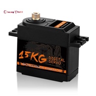 Mini Servo 15KG Metal Gear Micro Digital Servo High Torque Anti-Burn Servo for FPV Drone RC Car Robo