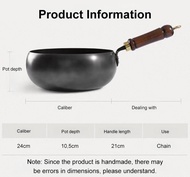 Uncoated Healthy Pot Pure Iron Non-Stick Pot Iron Skillet Iron Skillet Nonstick Cookware Complementa