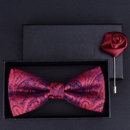 Bow Tie Men Wedding Groom Men Formal Suit Suit Bow Tie Burgundy Wedding Groomsmen Black Bow Tie Suit