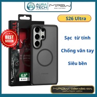 [Genuine] Samsung S26 Ultra Mipow Mattex Ma.gSafe Qi2 Matte Case - Anti-Fingerprint, Shockproof