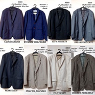 ♞,♘Men's  Blazer/Jacket/Coat/Tuxedo 16-22in shoulder width S-2XL (ukay/preloved)