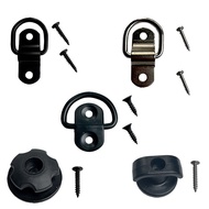 Car Trunk Pickup Truck Rear Bucket Fixture Modified D-Type Pull Ring Metal Ring Screw Reinforcement 