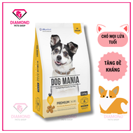 (Mua 1 TẶNG 2 HÀNG MẪU) [Phiên bản mới] Thức ăn hạt cho chó mọi lứa tuổi DOG MANIA Premium 24kg