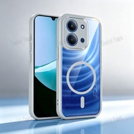 Caing for Redmi 17 5G Redmi17 4G Global Version Matte Transparent Magnetic Shockproof Phone Case