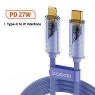 Toocki USB C สายสำหรับ Iphone 12 13 14 Pro Max Mini Xs LED PD ที่ชาร์จความเร็วสูง USB ประเภท C กับ L