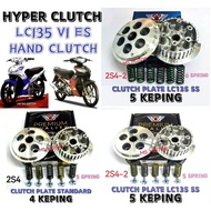 LC135 V1 ES HYPER CLUTCH RACING SYS LC 135 V1 ES HAND CLUTCH 5 SPRING 6 SPRING 2S4 2S4-2 HYPERCLUTCH