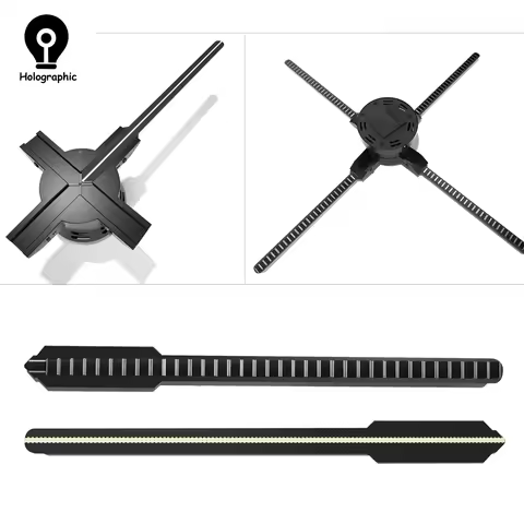 3D Hologram Projector Fan Blade Remote Wifi Control 52-65cm Commercial Advertise Display Hologram Pr