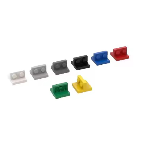 10Pcs 41682 Centered Double Bracket wall 1 x 2-2 x 2 Block Moc Color Accessories Compatible with Bri