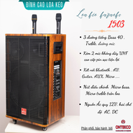 Loa kéo karaoke bluetooth ontekco 1503 1503 promax sang trọng bass 40 công suất lớn 3 đường tiếng ba