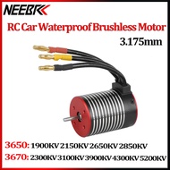 NEEBRC 3650 3670 Brushless Waterproof Motor Waterproof For 1/12 1/14 RC Car Racing Off-Road Wltoys 1