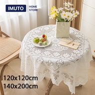 IMUTO Gentle Vintage Lace Tablecloth 120x120cm Home Decoration