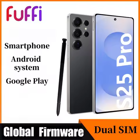 FUFFI S25 Pro Smartphone 5G Cellphones Android 12,6.8 inch Screen,12+512GB,24+48MP Mobile phone 5800