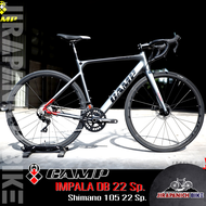 จักรยานเสือหมอบ CAMP รุ่น IMPALA DB 22SP (ตะเกียบ Full Carbonเกียร์ Shimano 105 22 Sp.น้ำหนักทั้งคัน