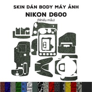 3M Skin for Nikon D600 (Many models) | Anti-fouling film for Nikon D600 body