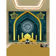 Wall Paper for Prayer Room/Masjid/ Place of Worship - Custom Wall Paper - 3d Islamic Wallpaper - Mih