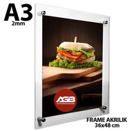 Acrylic - A3 Acrylic Frame 36x48cm 2mm