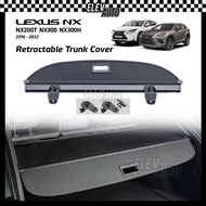 Lexus NX200t NX300 NX300h 2016 - 2022 Leather Retractable Trunk Cover Rear Cargo Boot Shade Accessor