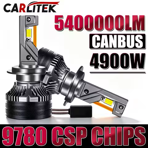 K6C PLUS H7 H4 H11 9005 3-Copper-Tube LED Headlight Bulbs For Car 9006 H1 9012 Led Automotivo Lights