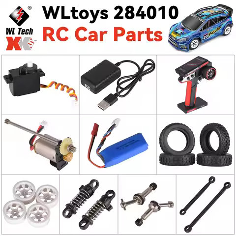 WLtoys XK 1/28 284010 RC Car Spare Parts Digital Servo Charger Steering Rod Drive Shaft
