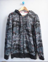 正品 adidas NEO 灰色迷彩 連帽棉質外套 size: L