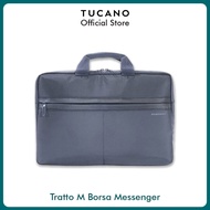 Tucano Messenger Bag Tratto M Borsa for laptop Macbook/ Up to 13/ 14" - Blue (BTRA13/14-B) | Work ba