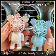 Athena_Car Vent Freshener Health Aroma Cartoon Delicate Vehicle Automatic Air Freshener Diffuser Fan for Gift