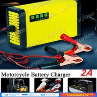 Charger Aki Motor Kering Dan Basah  Alat Cas Charger Aki Motor Mobil Portable 2A 12V Alat Cas Aki Mo