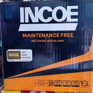 AKI BATERAI KERING INCOE MF 55D23L 60AH MOBIL MIRAGE XTRAIL MAZDA 2