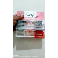 (6PCS) DESKTOP SQUARE SALON CLIPS