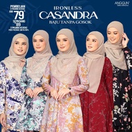 [Batch 10] Baju Kurung Casandra Kurung Ironless Anggun Cotton Collection