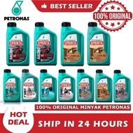 100% ORIGINAL PETRONAS MOTORCYCLE OIL RACING SPRINTA 4T 2T ESTER PLUS MINYAK HITAM PETRONAS F700 FUL