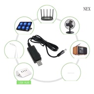 NEX USB to DC5V 9V 12V Power Cable for Router Speaker 8PCS DC-Jack Charging Cable