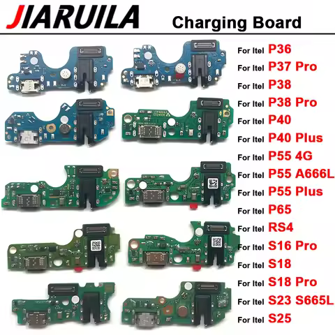 USB Dock Charger Charging Port Board Headphone Jack Flex Cable For Itel P36 P37 P38 P40 P55 Plus P65