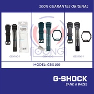 [ORIGINAL] G-shock Gbx100 Glide Smart Watch Petak Band and Bezel "bnb" Tali Kepala Items 100% ORI and ALL NEW STRAP