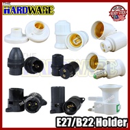 Lamp Base Bulb Holder Wedge Holder Batten Lampu E14 to E27 B22 to E27/BCtoS Holder/Lampu Socket Tuka
