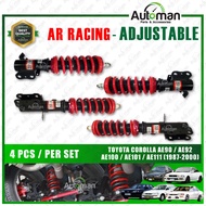 AR Racing Toyota Corolla AE90 AE92 AE100 AE101 AE111 1987 - 2000 Series Body Shift Height High Low A