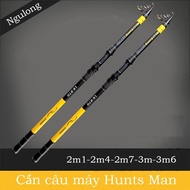 Hunts man fishing rod with static lift 3.5 kg made of Carbon material with lengths from 2m1 to 3m6 C