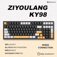 ZIYOLANG KY98 Mechanical Keyboard Hotswap Wired 98%