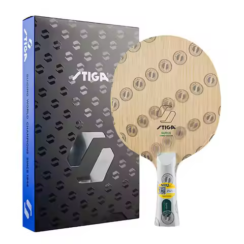 STIGA SURGE HYBRID CARBO Surging Mixed 5 Wood 2 Carbon Built-in Aromatic Carbon Ping-pong Ball Carbo