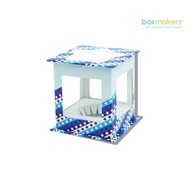 BOXMAKERS Star and Stripes Single Cupcake Box with Picture Frame Pack by 2's