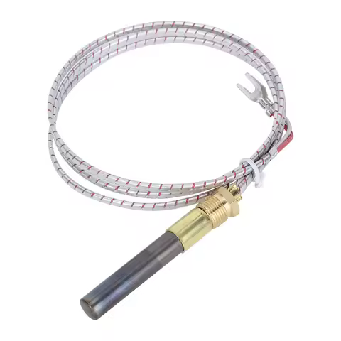 Thermocouple Replacement 2-Wire Copper Thermopile Generator Gas Fire-place Stove Heater Thermopile A