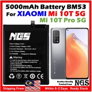 ORl NGS Brand 5000mAh Battery Compatible For BM53 XIAOMI Mi 10T 5G XIAOMI Mi 10T Pro 5G with Tools