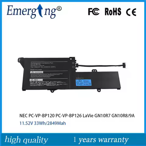 PC-VP-BP126 PC-VP-BP120 Laptop Battery For NEC LaVie GN10R7 GN10R8 GN10R7/9A GN10R8/9A PC-GN10R79AA