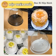 100 Boxes H24 for salted egg sponge cake - Meat Floss - Box H24 with bulb lid - Box H24 tissue for c