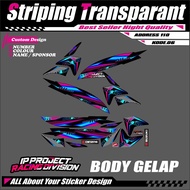 SUZUKI ADDRESS 110 MOTORCYCLE STRIPING STICKERS ADDRESS 110SUZUKI - MOTORCYCLE STICKER LIST HOLOGRAM